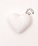 ふわふわハートIDフォトチャーム/ホワイト