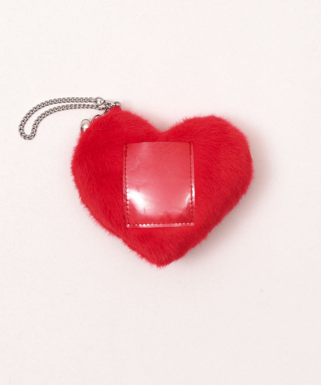 ふわふわハートIDフォトチャーム