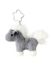 ふわふわポニーぬいぐるみキーホルダー/グレー