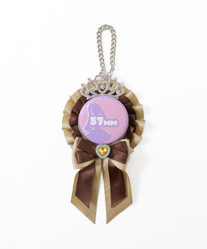 サテンブラウン（柄2）