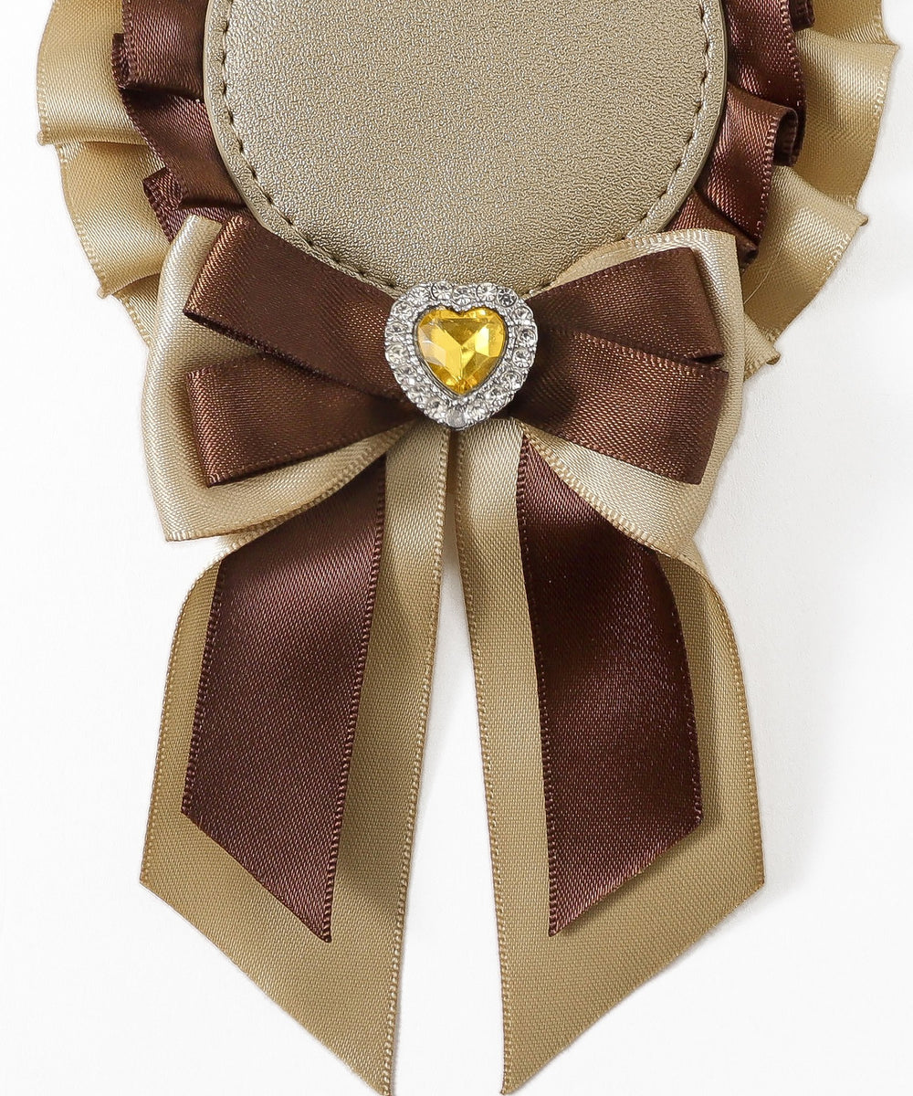 サテンブラウン（柄2）