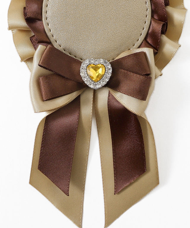 サテンブラウン（柄2）