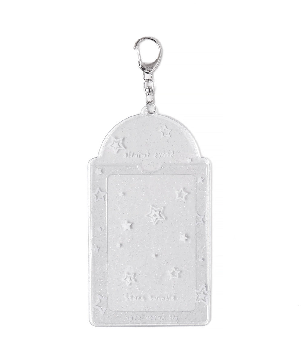 ラメクリアモチーフカードホルダーキーホルダーB