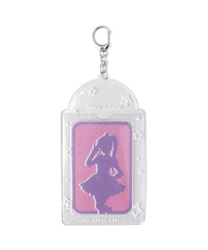 ラメクリアモチーフカードホルダーキーホルダーB