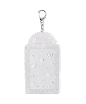 ラメクリアモチーフカードホルダーキーホルダーB