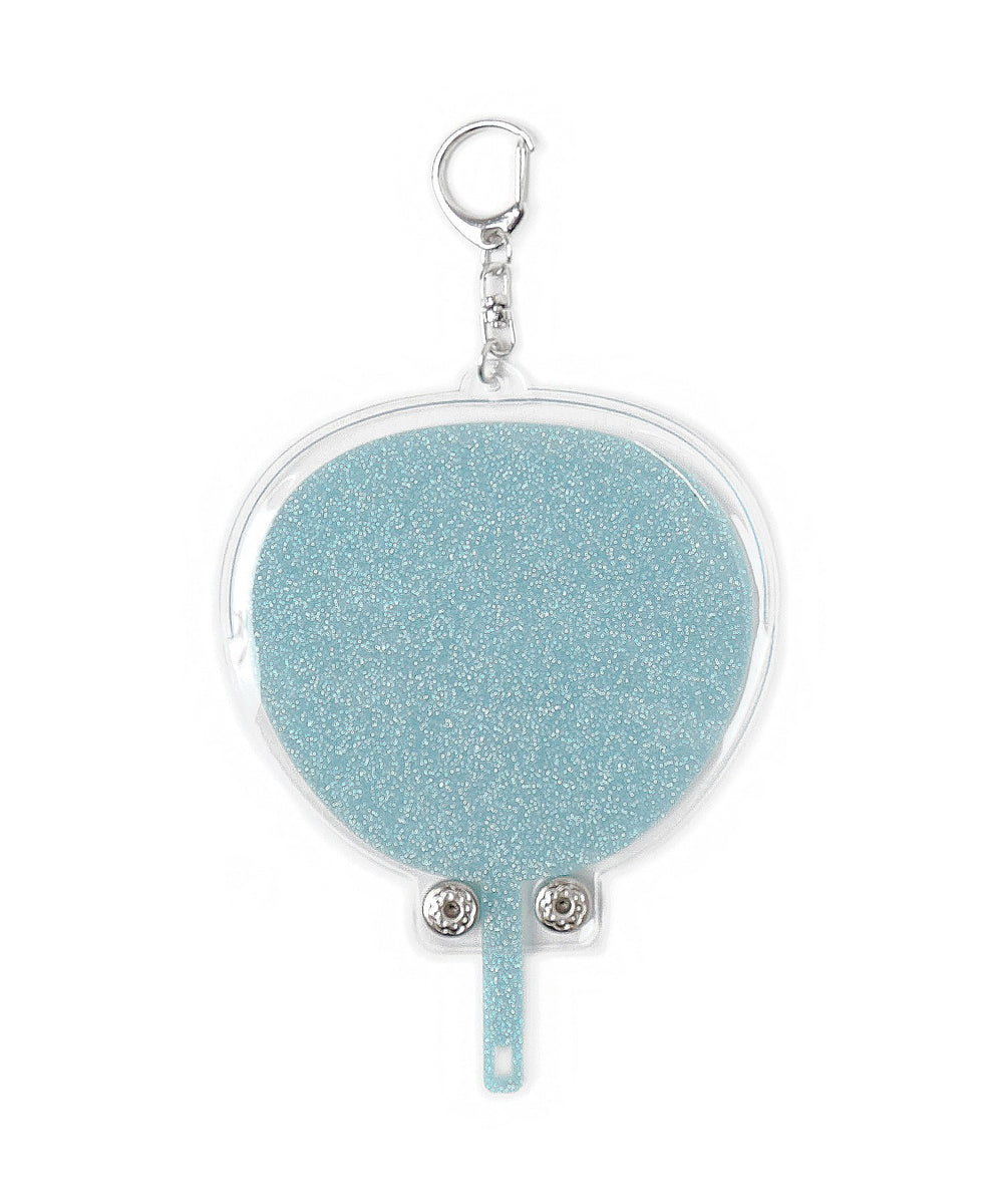 キラキラDIYうちわキーホルダー