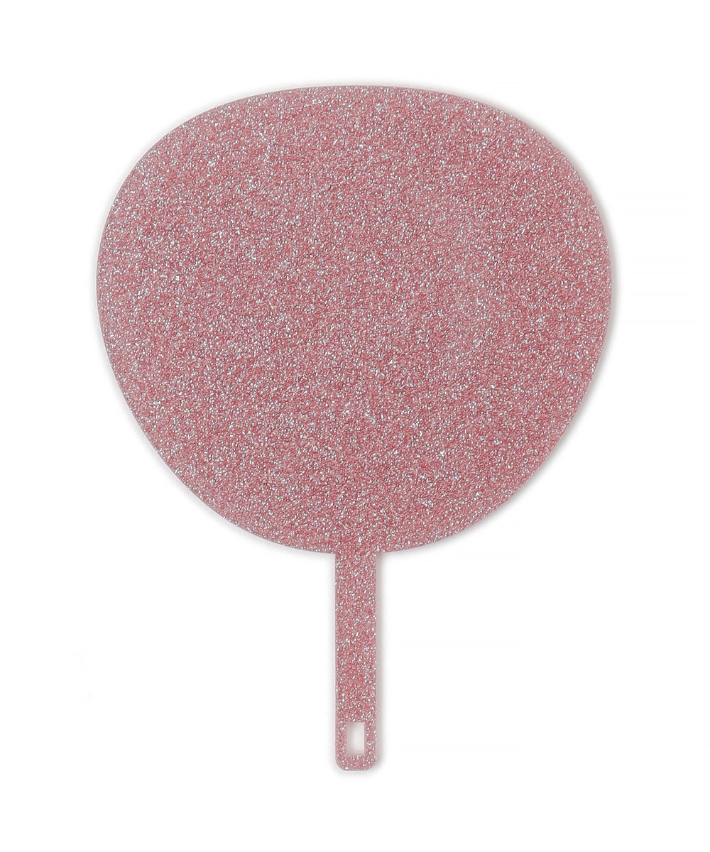 キラキラDIYうちわキーホルダー