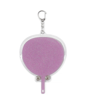 キラキラDIYうちわキーホルダー