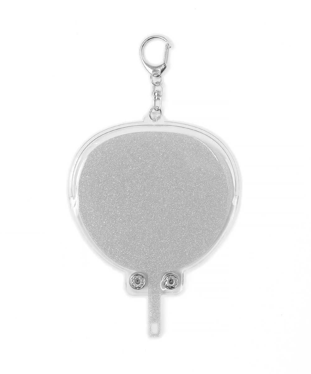 キラキラDIYうちわキーホルダー