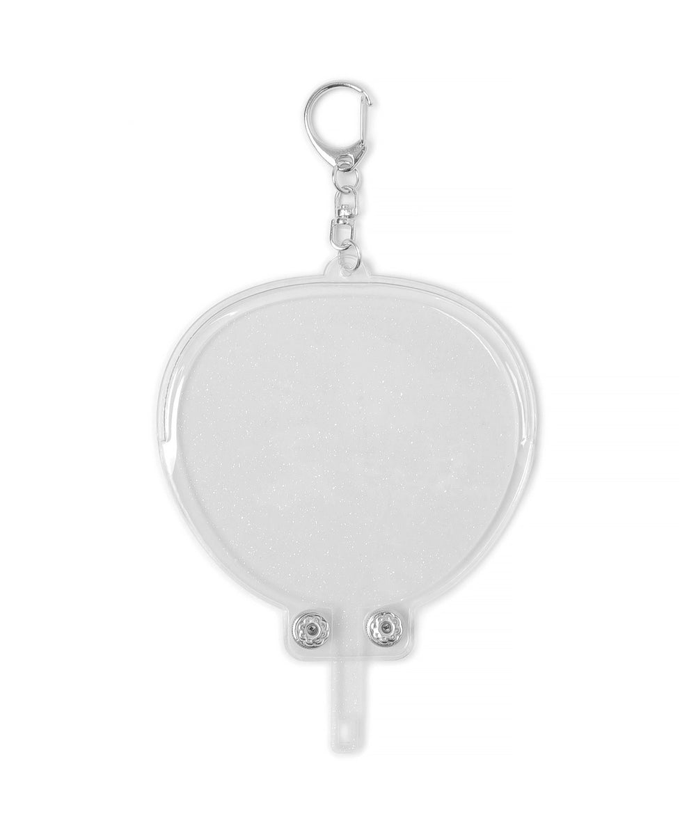 キラキラDIYうちわキーホルダー