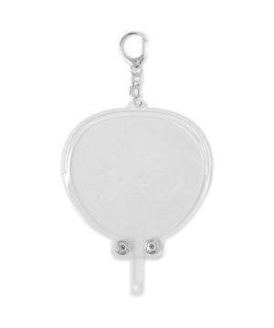 キラキラDIYうちわキーホルダー