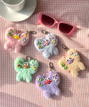 ぱたぱたちょうちょモンスターぬいぐるみキーホルダー