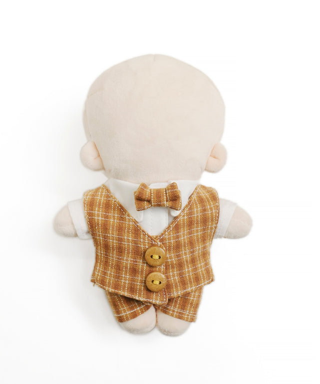 ぬいチェックセットアップ15cm