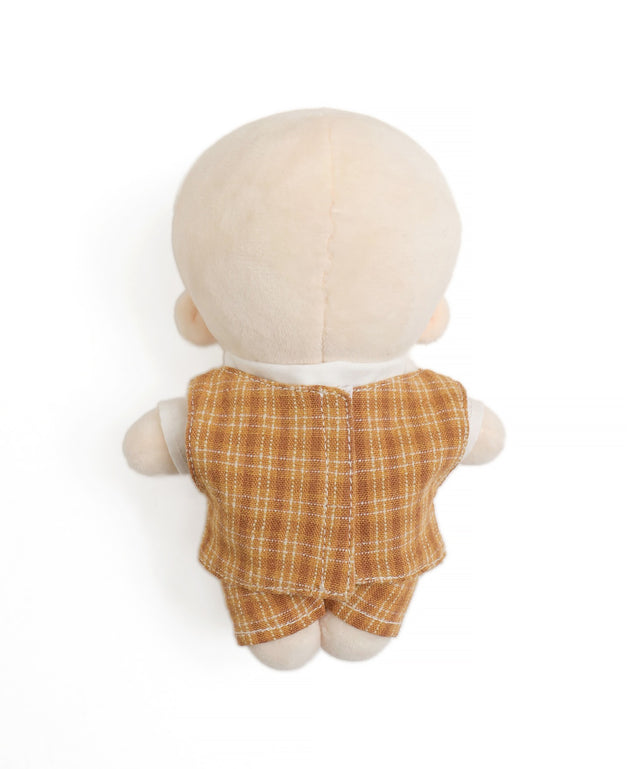 ぬいチェックセットアップ15cm