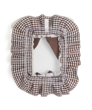 アニマルチェックフリルカードホルダー