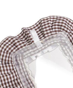 アニマルチェックフリルカードホルダー