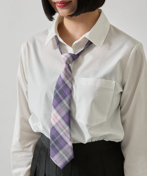 パープルチェック1（ラメ）