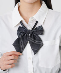 ブラックチェック3（柄1） / F