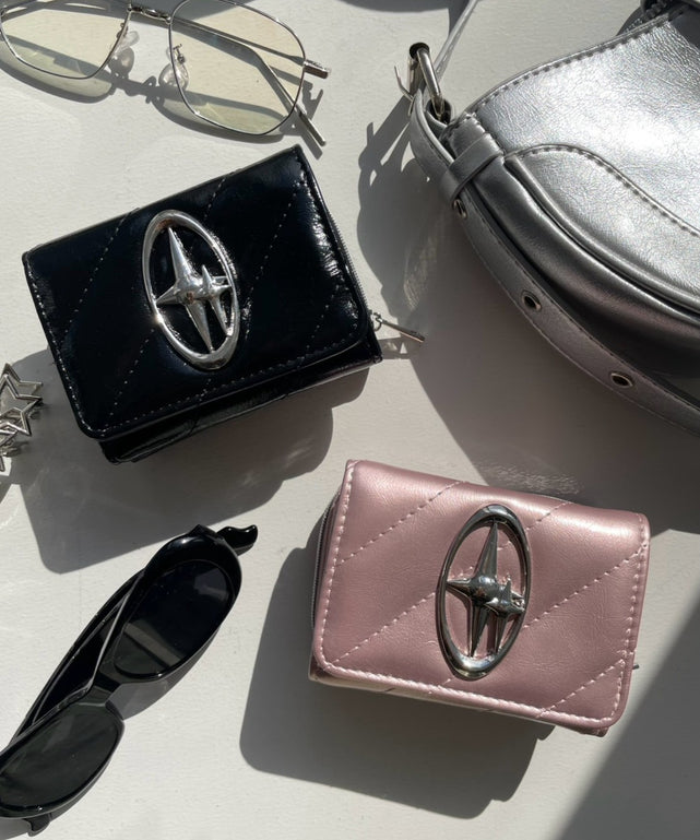 キルティングBIGメタルパーツウォレット