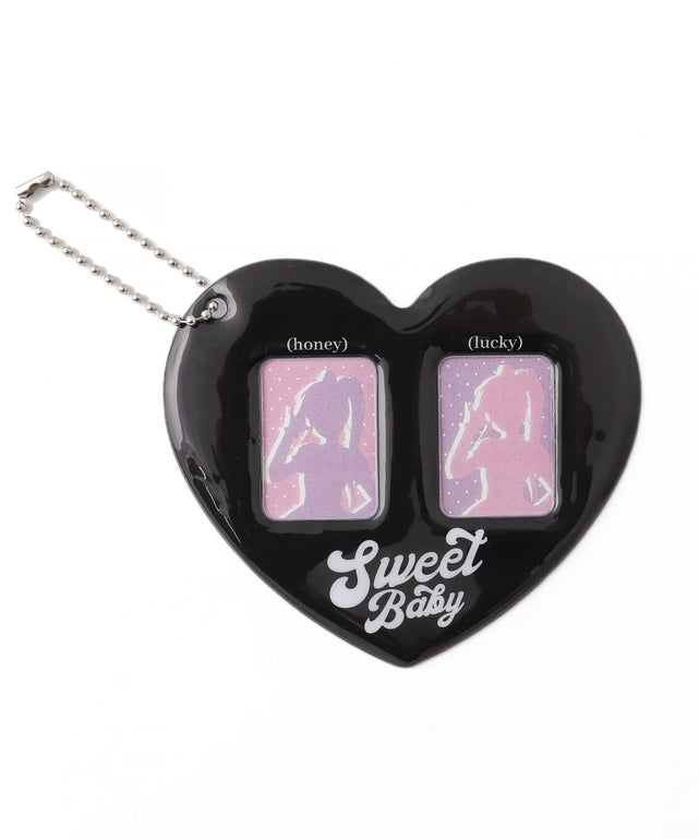 ハートロゴIDフォトケースキーホルダー