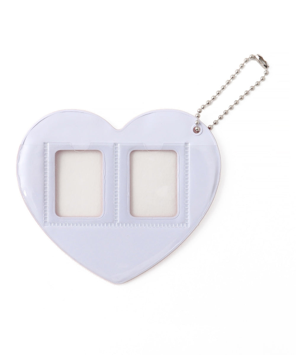 ハートロゴIDフォトケースキーホルダー