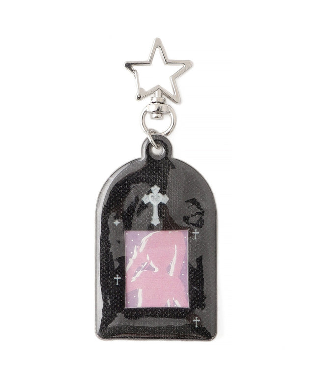 ラメモチーフIDフォトケースキーホルダー