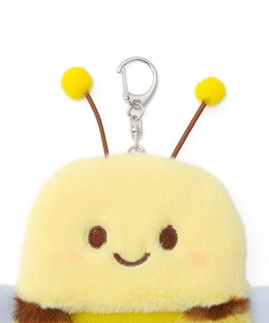 みつばちカードホルダーキーホルダー