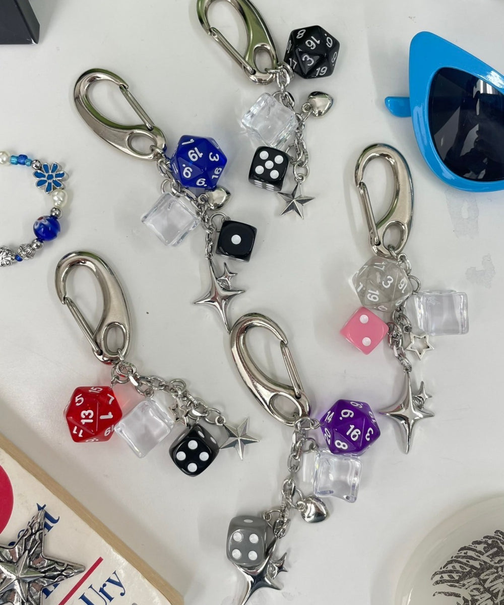 ダイスモチ－フセットキーホルダー