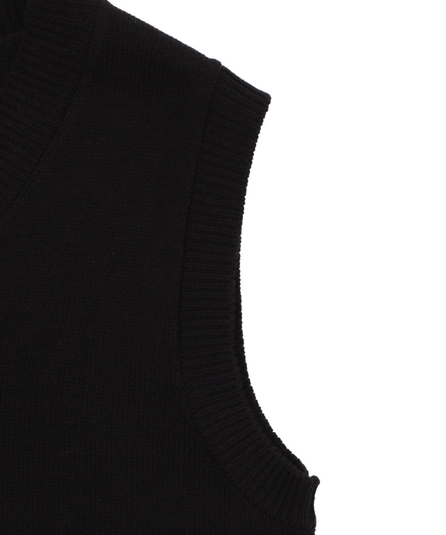 【スクール】無地ニットベスト