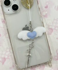 ハートエンジェルキーホルダー