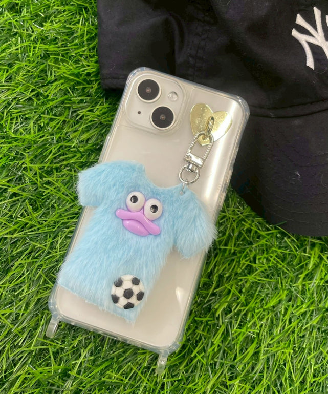 イケイケスポーツユニフォームモンスターぬいぐるみキーホルダー/サックス