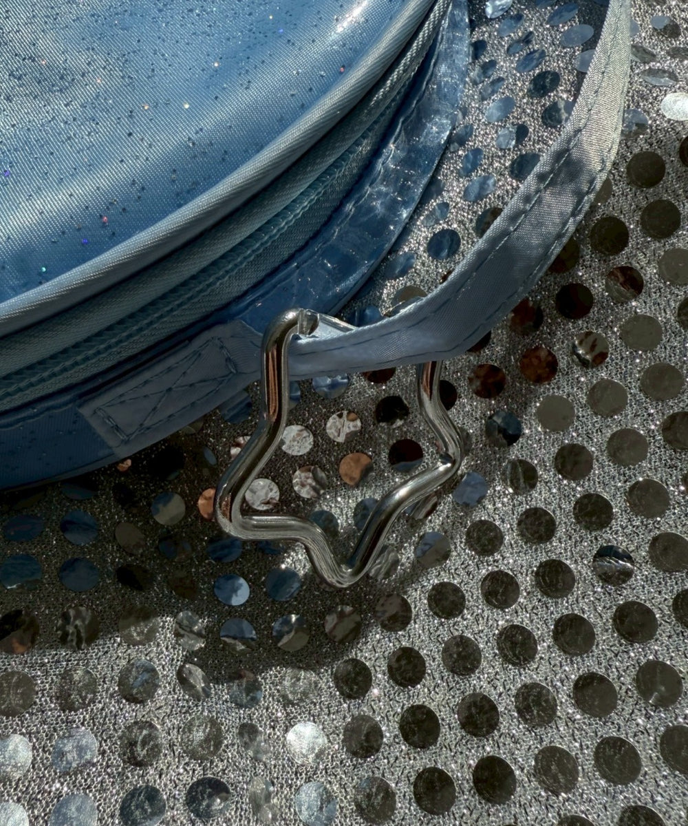 クリアラメサークルポーチ