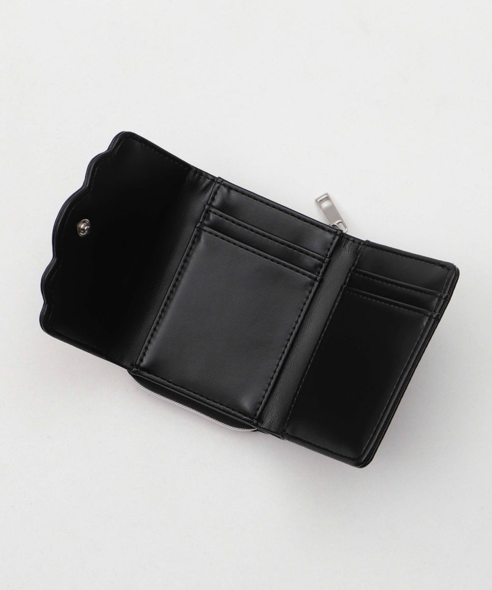 フリルデザインハートメタルウォレット