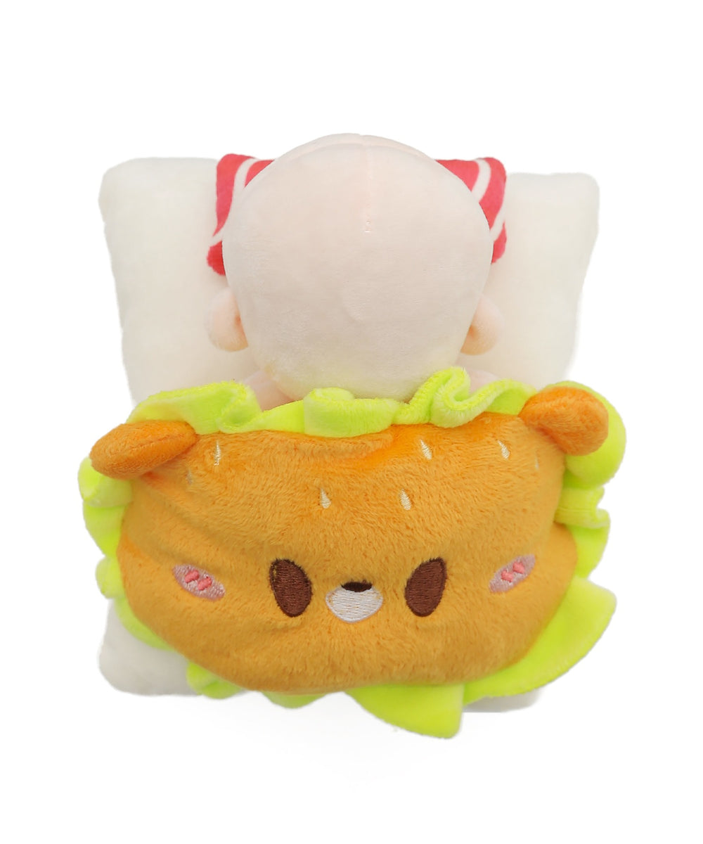 ぬいもふもふフードお布団10cm