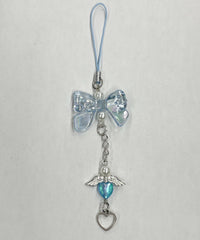 クリアリボンエンジェルキーホルダー