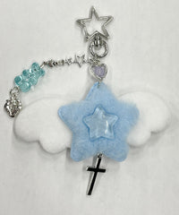ダブルスターエンジェルキーホルダー