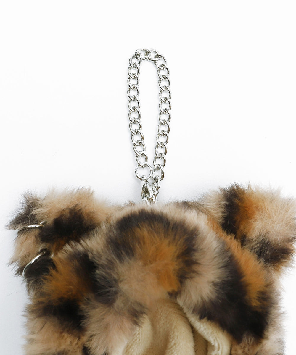 ぬいアニマルレオパード着ぐるみケープ15cm