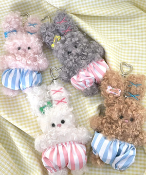 もこもこぱんつラビットぬいぐるみキーホルダー
