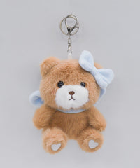 ribbonベアぬいぐるみキーホルダー