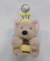 みつばちわんこぬいぐるみキーホルダー