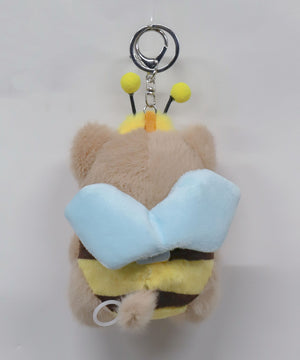 みつばちわんこぬいぐるみキーホルダー