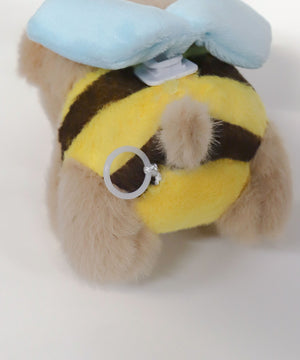 みつばちわんこぬいぐるみキーホルダー