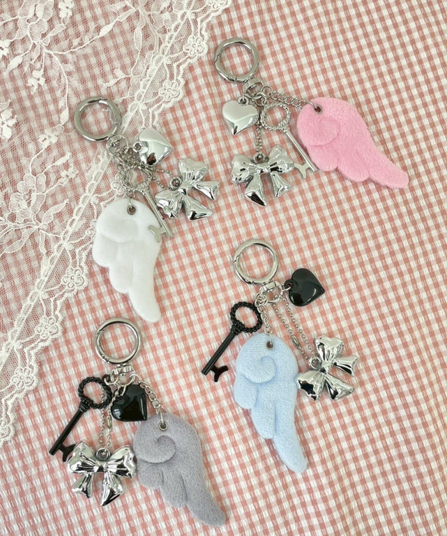 エンジェルウィングキーホルダー