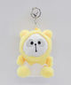 なりきりパンダぬいぐるみキーホルダー/柄２