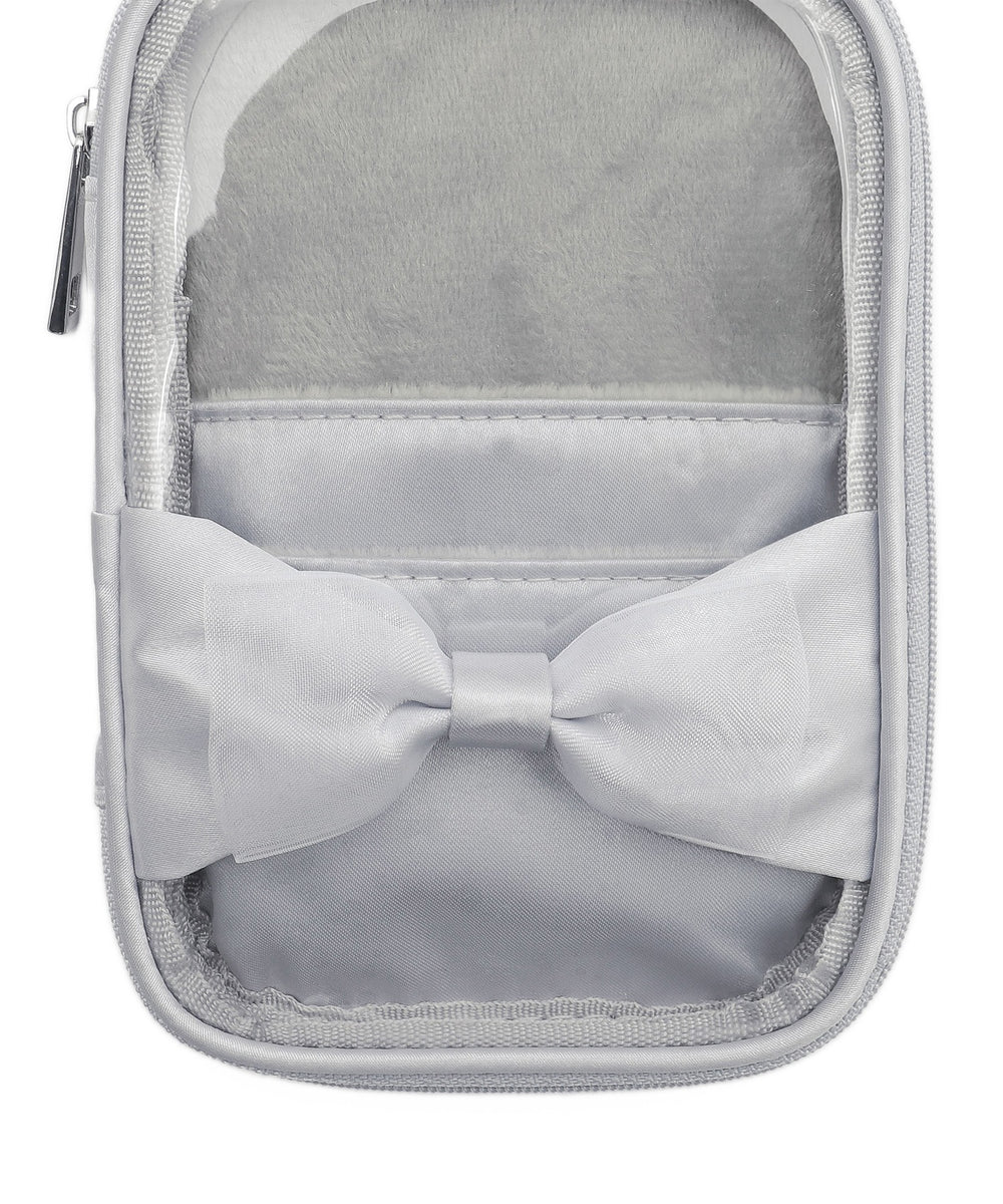 ダブルリボンサテンアクスタポーチ