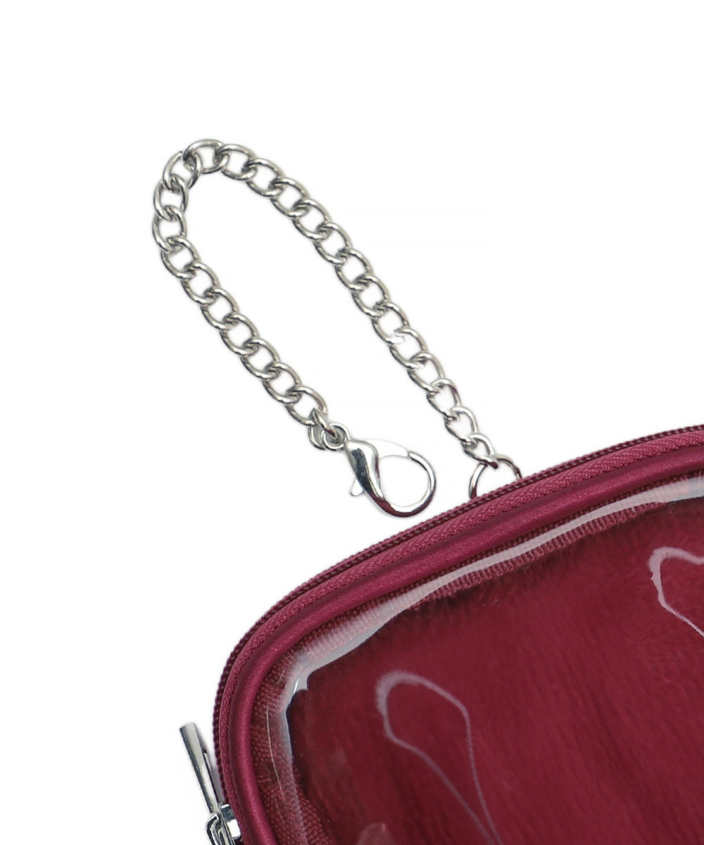 ダブルリボンサテンアクスタポーチ