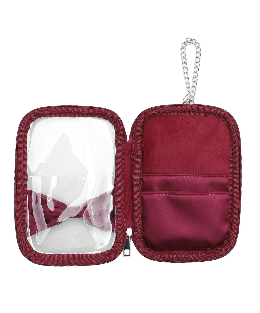 ダブルリボンサテンアクスタポーチ