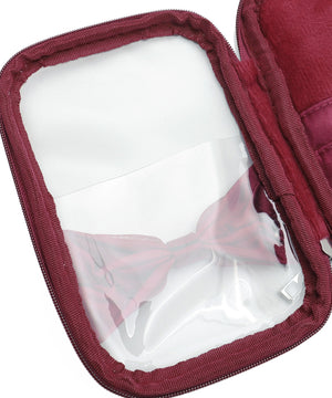 ダブルリボンサテンアクスタポーチ