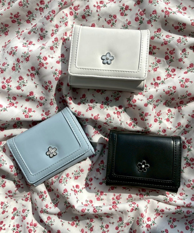 フラワーガマ口ウォレット