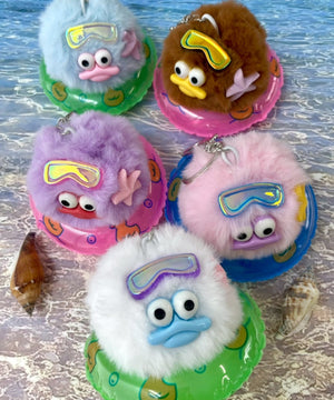 ぷかぷかモンスターぬいぐるみキーホルダー